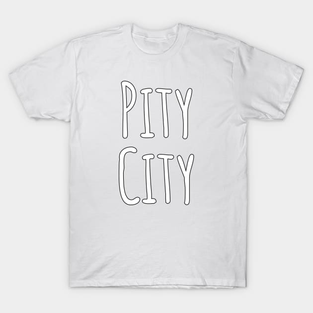 Pity City T-Shirt T-Shirt by halfzero